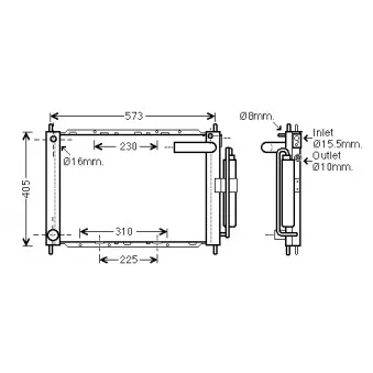 Module de refroidissement AVA QUALITY COOLING DNM370