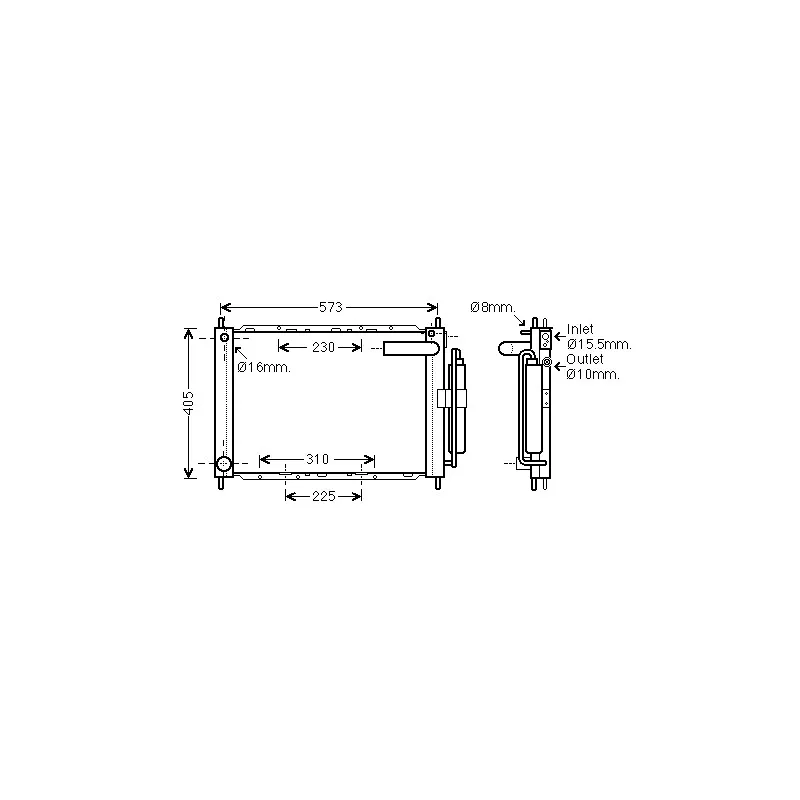 Module de refroidissement AVA QUALITY COOLING DNM370