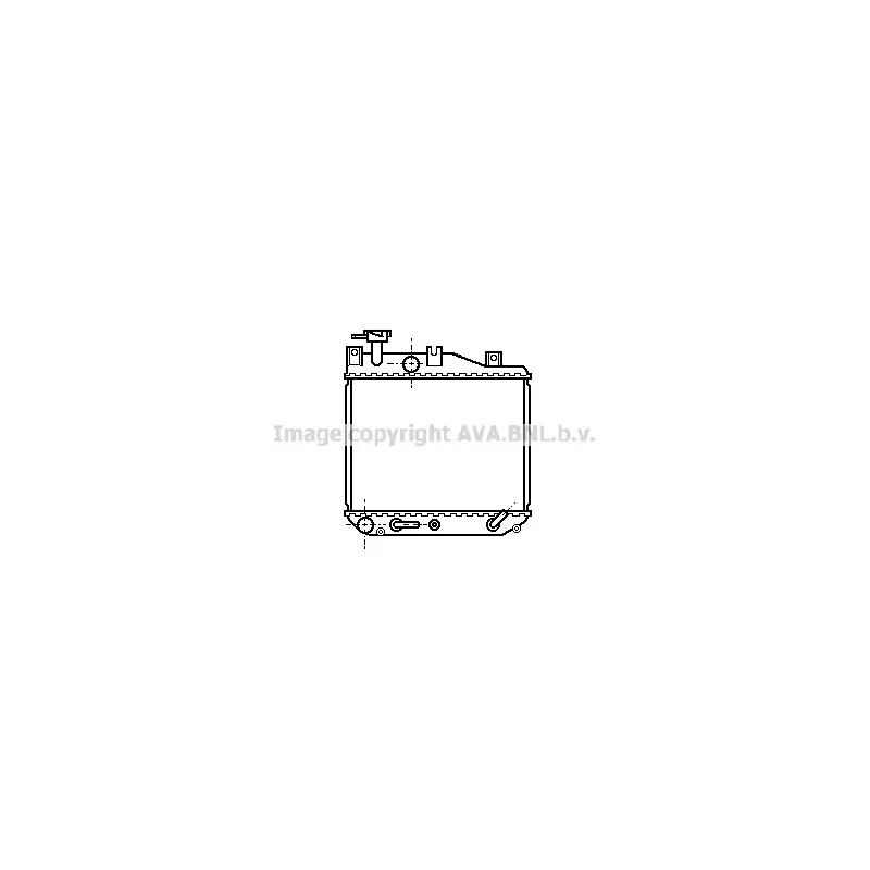 Radiateur, refroidissement du moteur AVA QUALITY COOLING DU2012