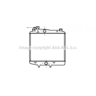 Radiateur, refroidissement du moteur AVA QUALITY COOLING