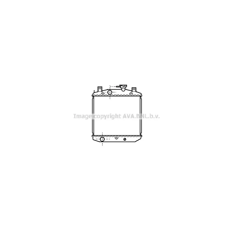 Radiateur, refroidissement du moteur AVA QUALITY COOLING DU2016
