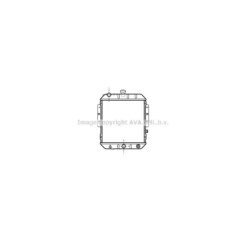 Radiateur, refroidissement du moteur AVA QUALITY COOLING DU2021