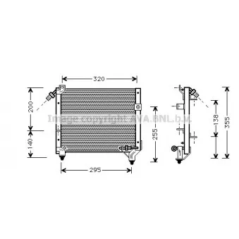 Condenseur, climatisation AVA QUALITY COOLING DU5050