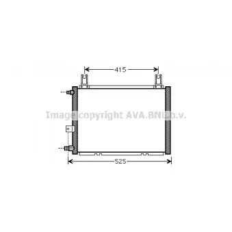 Condenseur, climatisation AVA QUALITY COOLING DU5060