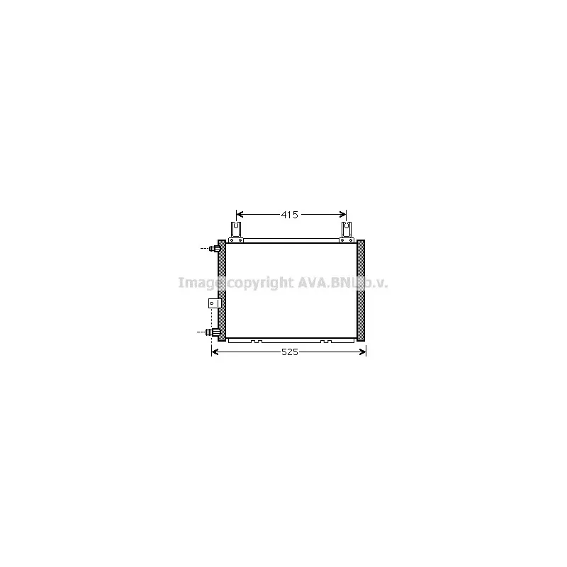 Condenseur, climatisation AVA QUALITY COOLING DU5060
