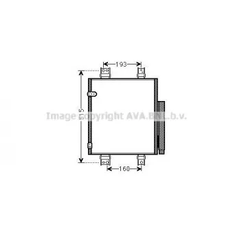 Condenseur, climatisation AVA QUALITY COOLING DU5062D