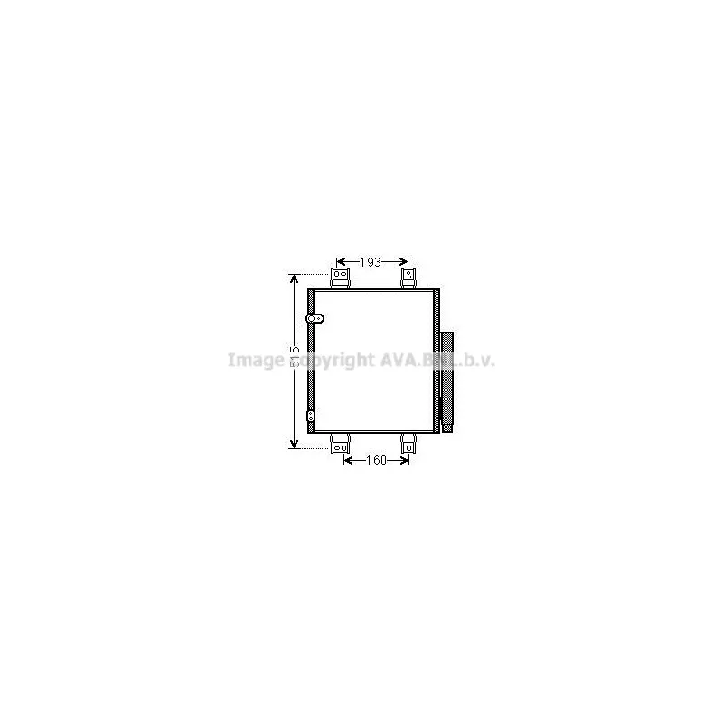 Condenseur, climatisation AVA QUALITY COOLING DU5062D