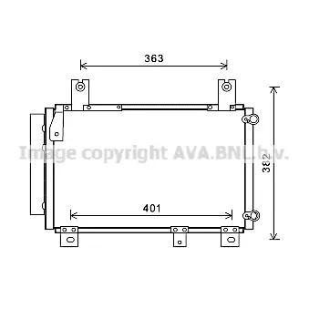 Condenseur, climatisation AVA QUALITY COOLING DU5067D