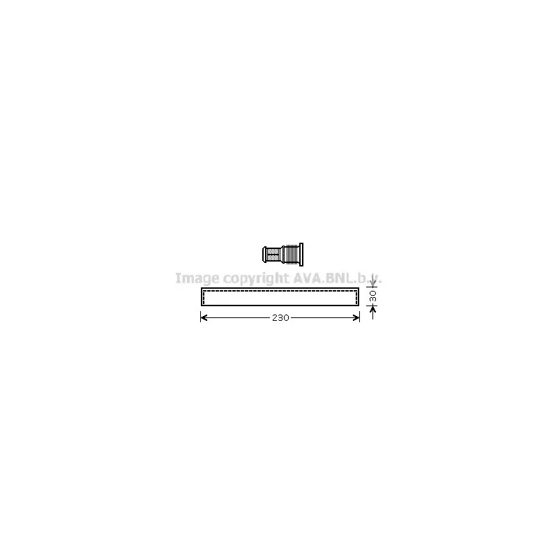 Filtre déshydratant, climatisation AVA QUALITY COOLING DUD061