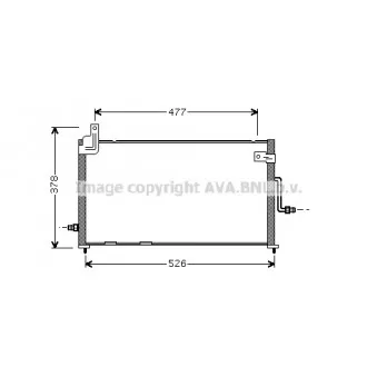 Condenseur, climatisation AVA QUALITY COOLING DW5044