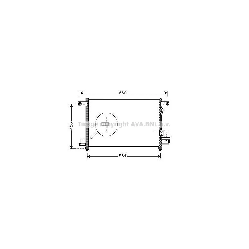 Condenseur, climatisation AVA QUALITY COOLING DW5061D