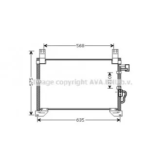 Condenseur, climatisation AVA QUALITY COOLING DW5076