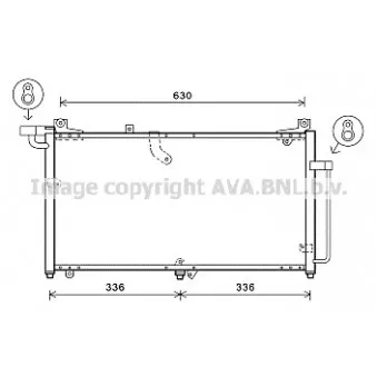 Condenseur, climatisation AVA QUALITY COOLING DW5127