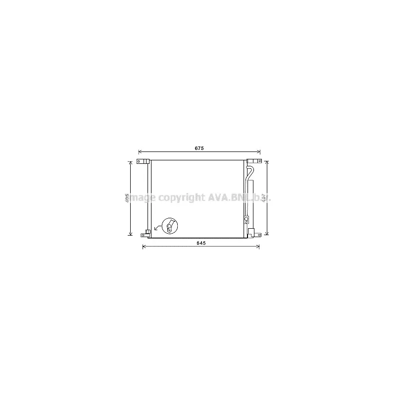 Condenseur, climatisation AVA QUALITY COOLING DW5139D
