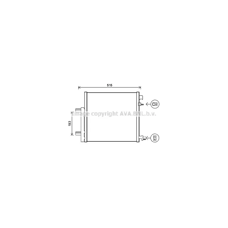 Condenseur, climatisation AVA QUALITY COOLING DWA5140D
