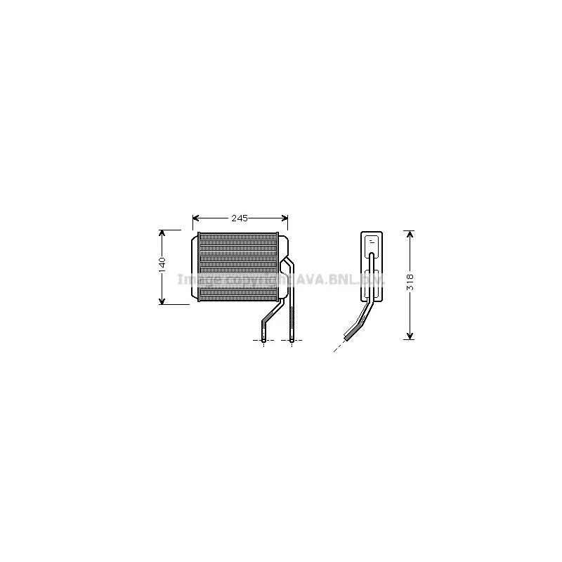 Système de chauffage AVA QUALITY COOLING DWA6026