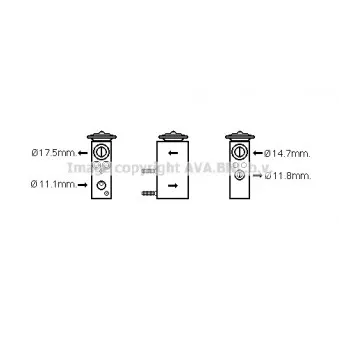Détendeur, climatisation AVA QUALITY COOLING FD1462