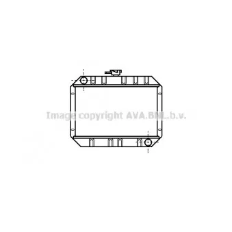 Radiateur, refroidissement du moteur AVA QUALITY COOLING FD2001