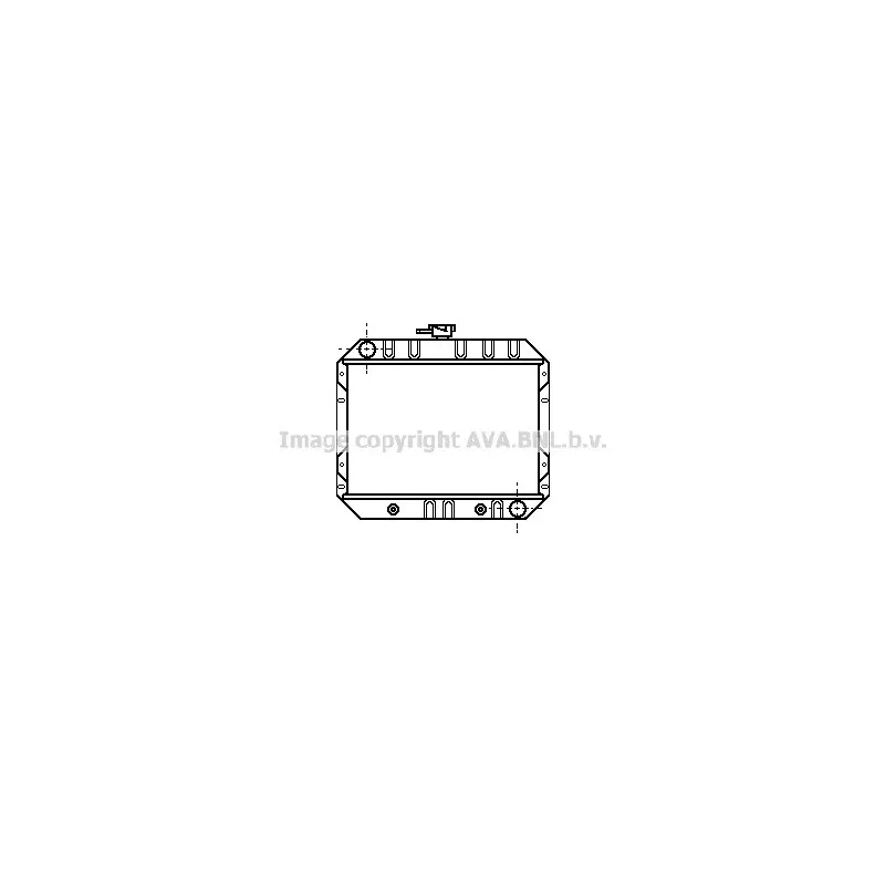 Radiateur, refroidissement du moteur AVA QUALITY COOLING FD2003