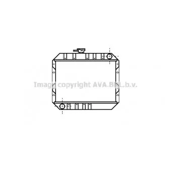 Radiateur, refroidissement du moteur AVA QUALITY COOLING FD2011