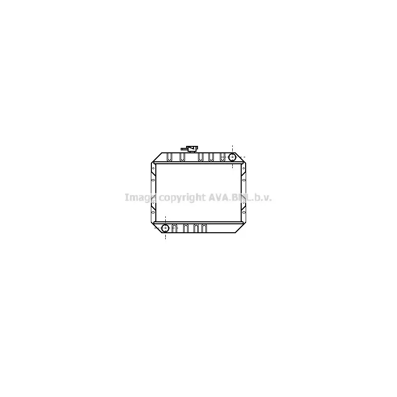 Radiateur, refroidissement du moteur AVA QUALITY COOLING FD2011