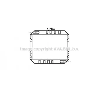 Radiateur, refroidissement du moteur AVA QUALITY COOLING