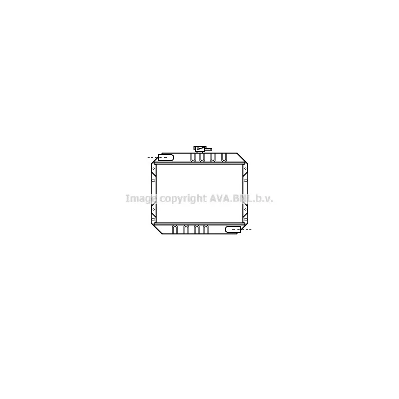 Radiateur, refroidissement du moteur AVA QUALITY COOLING FD2012