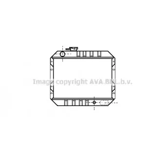 Radiateur, refroidissement du moteur AVA QUALITY COOLING FD2013