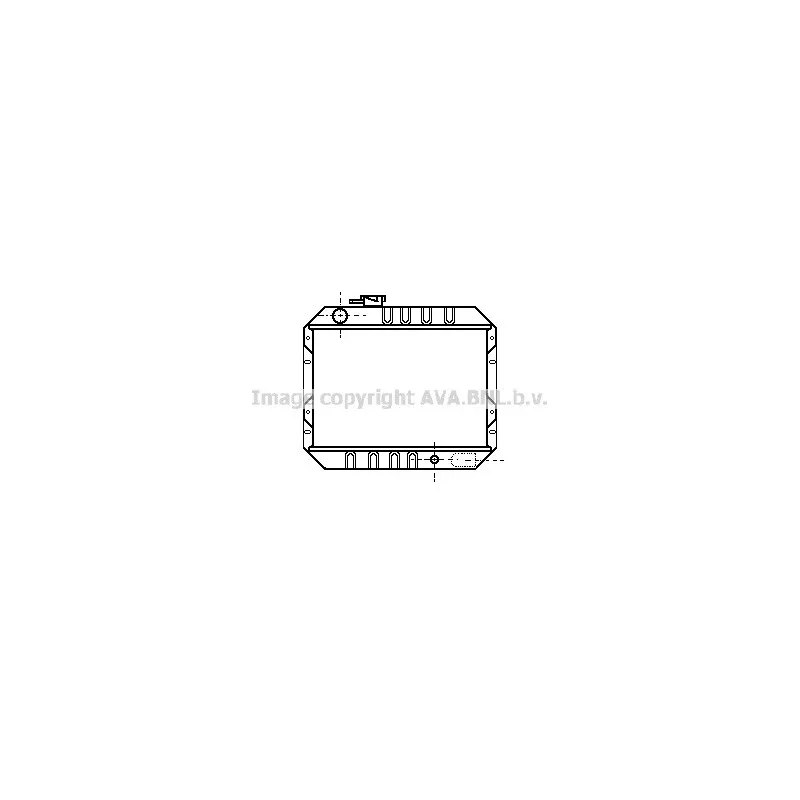 Radiateur, refroidissement du moteur AVA QUALITY COOLING FD2013