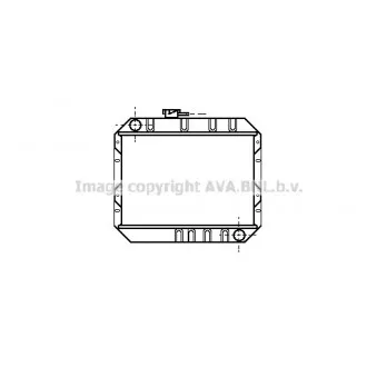 Radiateur, refroidissement du moteur AVA QUALITY COOLING FD2014
