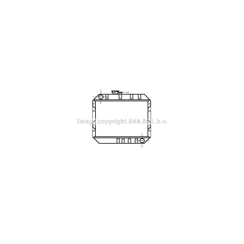 Radiateur, refroidissement du moteur AVA QUALITY COOLING FD2014