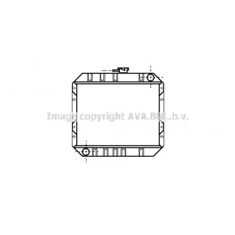 Radiateur, refroidissement du moteur AVA QUALITY COOLING FD2015