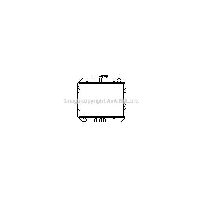 Radiateur, refroidissement du moteur AVA QUALITY COOLING FD2015