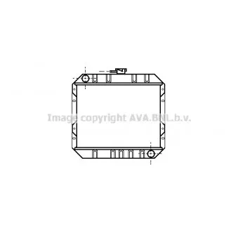 Radiateur, refroidissement du moteur AVA QUALITY COOLING FD2016