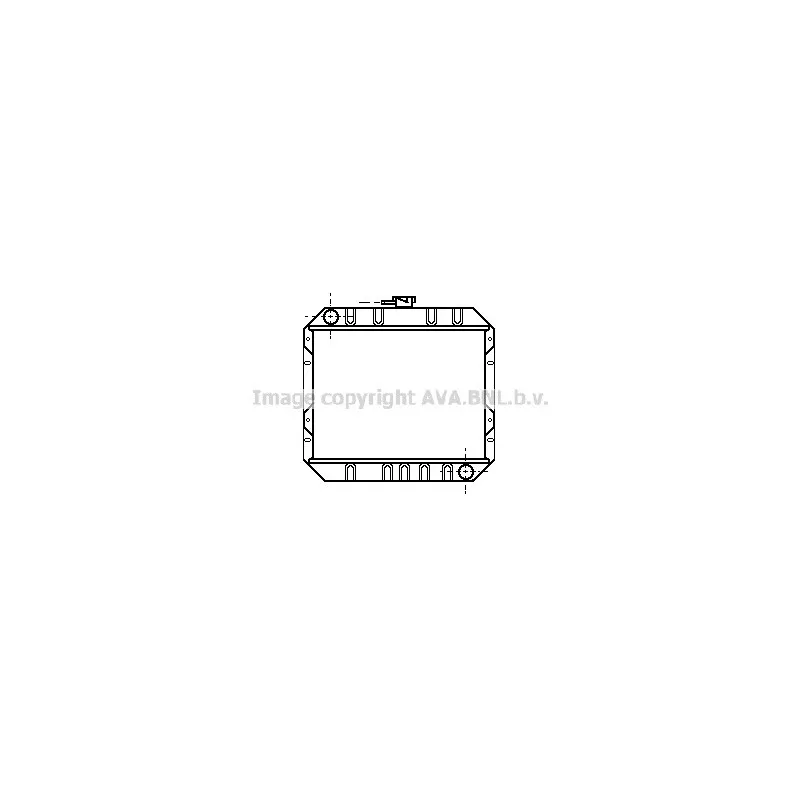 Radiateur, refroidissement du moteur AVA QUALITY COOLING FD2016