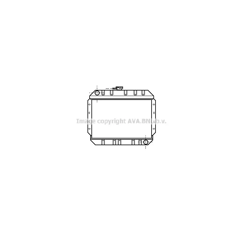 Radiateur, refroidissement du moteur AVA QUALITY COOLING FD2018