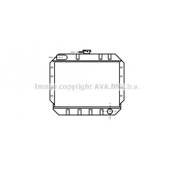 Radiateur, refroidissement du moteur AVA QUALITY COOLING FD2019