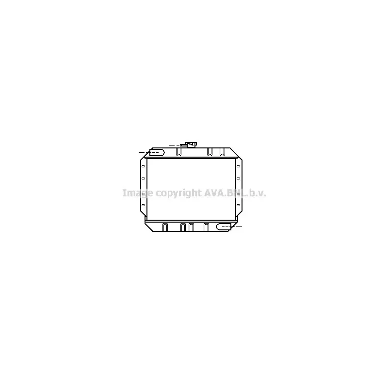 Radiateur, refroidissement du moteur AVA QUALITY COOLING FD2064