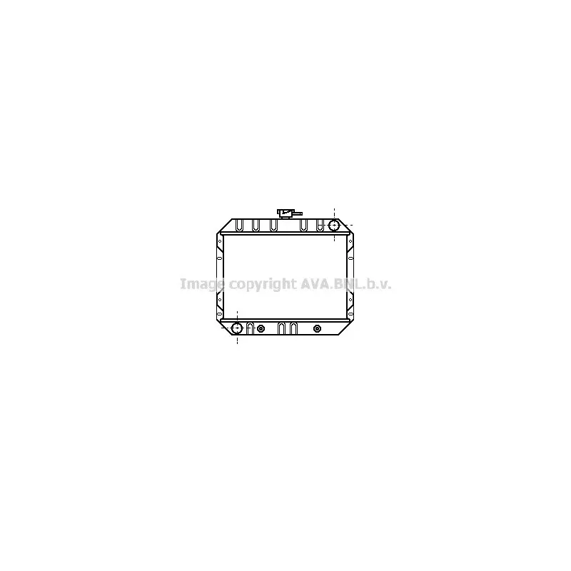 Radiateur, refroidissement du moteur AVA QUALITY COOLING FD2099