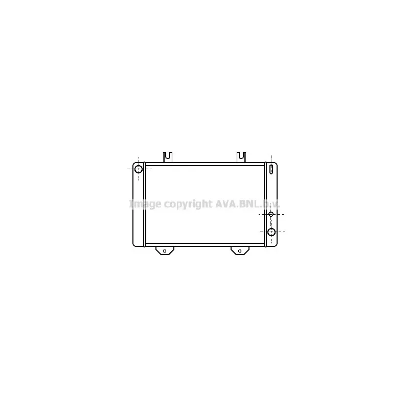 Radiateur, refroidissement du moteur AVA QUALITY COOLING FD2100