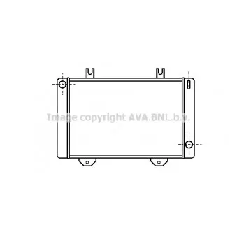 Radiateur, refroidissement du moteur AVA QUALITY COOLING