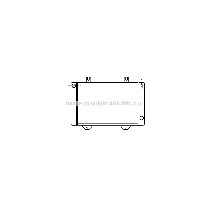 Radiateur, refroidissement du moteur AVA QUALITY COOLING FD2133