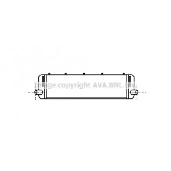 Radiateur d'huile AVA QUALITY COOLING FD3155