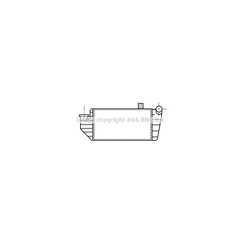 Intercooler, échangeur AVA QUALITY COOLING FD4084