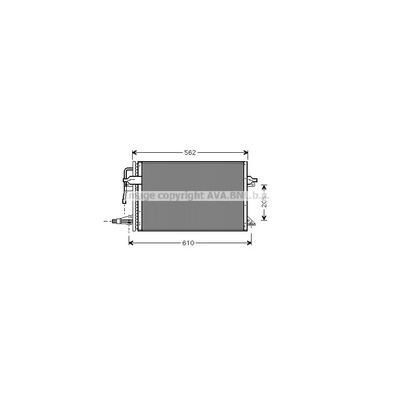 Condenseur, climatisation AVA QUALITY COOLING FD5323