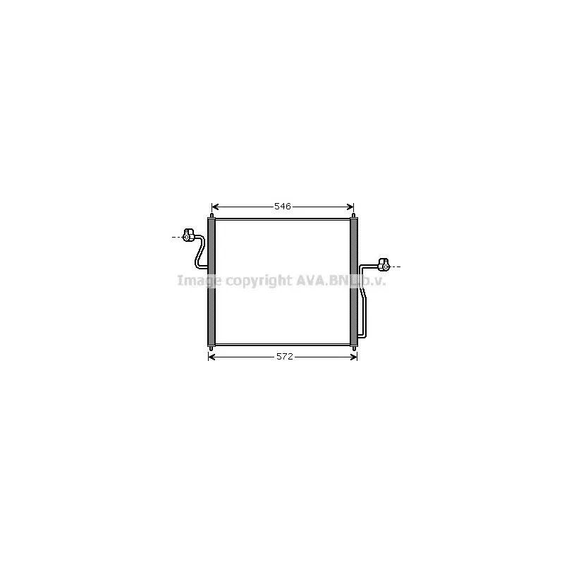 Condenseur, climatisation AVA QUALITY COOLING FD5358