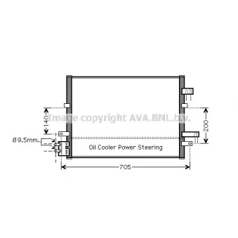 Condenseur, climatisation AVA QUALITY COOLING FD5377