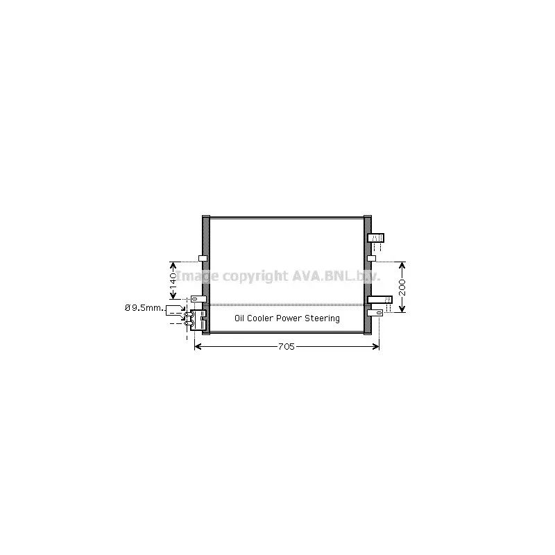 Condenseur, climatisation AVA QUALITY COOLING FD5377