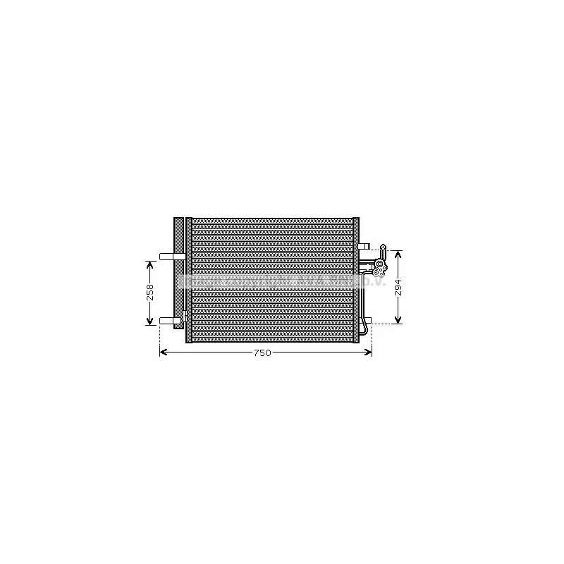 Condenseur, climatisation AVA QUALITY COOLING FD5428D