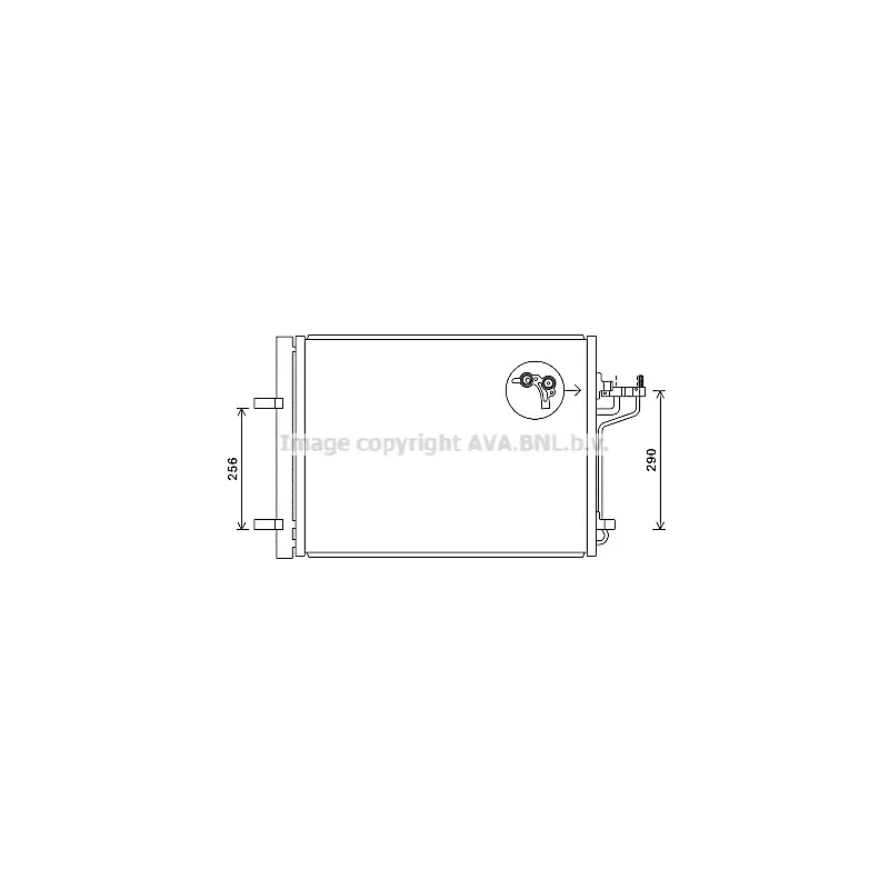Condenseur, climatisation AVA QUALITY COOLING FD5488D